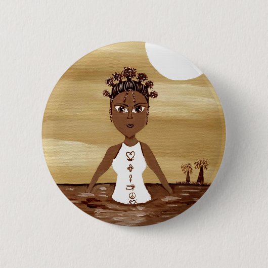 Goddess Ronde Button 5,7 Cm (Voorkant)