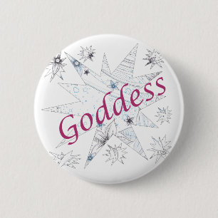 Goddess Ronde Button 5,7 Cm