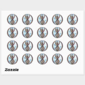 Goddess Ronde Sticker (Vel)
