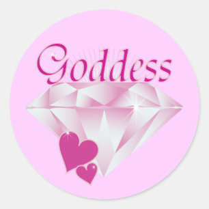 Goddess Ronde Sticker