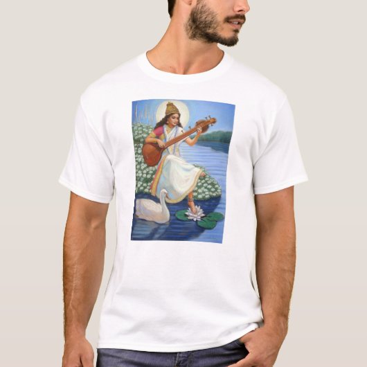 Goddess Sarasvati T-shirt (Voorkant)