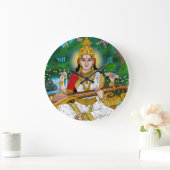 Goddess Saraswati Clock Grote Klok (Huis)
