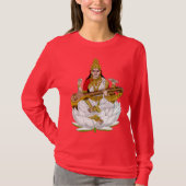 Goddess Saraswati T-Shirts (Voorkant)