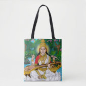 Goddess Saraswati Tote Tote Bag (Voorkant)