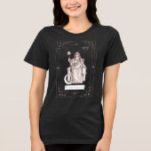 Goddess Selene Tarot Tri-Blend Shirt (Voorkant)