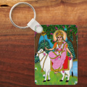 Goddess Shailputri Keychain (Voorkant)