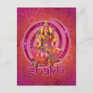 Goddess SHAKTI/LAKSHMI Briefkaart