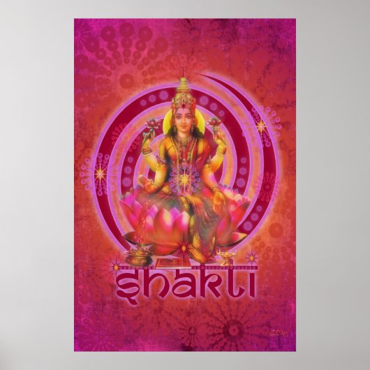 Goddess SHAKTI/LAKSHMI Poster (Voorkant)