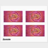 Goddess SHAKTI/LAKSHMI Rechthoekige Sticker (Vel)