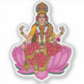 Goddess Siddhidatri Sticker (Voorkant)