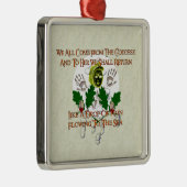 Goddess Song Metalen Ornament (Rechts)