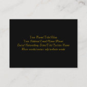 Goddess Song Visitekaartje (Achterkant)