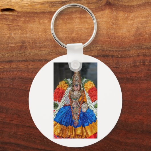 Goddess Sri Ranganayaki Sleutelhanger (Voorkant)