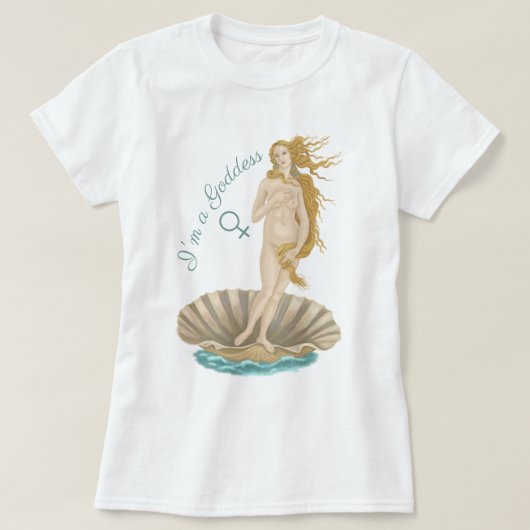 Goddess T-shirt (Design voorkant)
