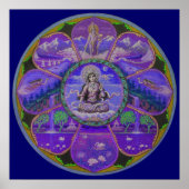 Goddess Tara Mandala Poster (Voorkant)