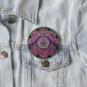 Goddess Tara Mandala Ronde Button 7,6 Cm (In situ)