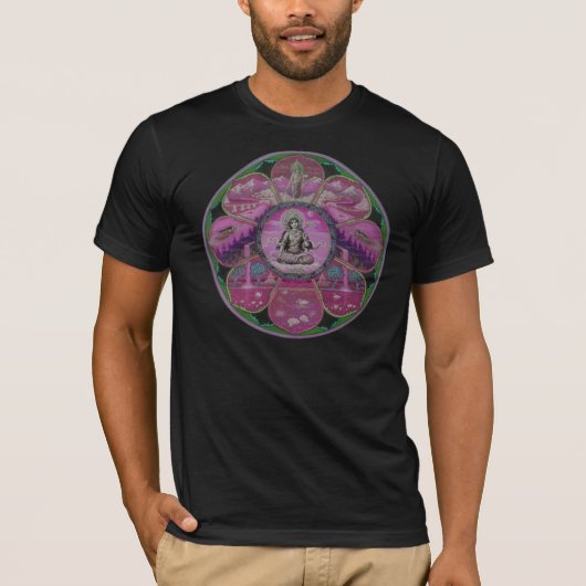 Goddess Tara Mandala T-shirt (Voorkant)