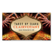 Goddess Temple Fractal Fantasy 01 Magnetisch Visitekaartje (Voorkant)