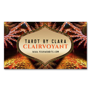 Goddess Temple Fractal Fantasy 01 Magnetisch Visitekaartje