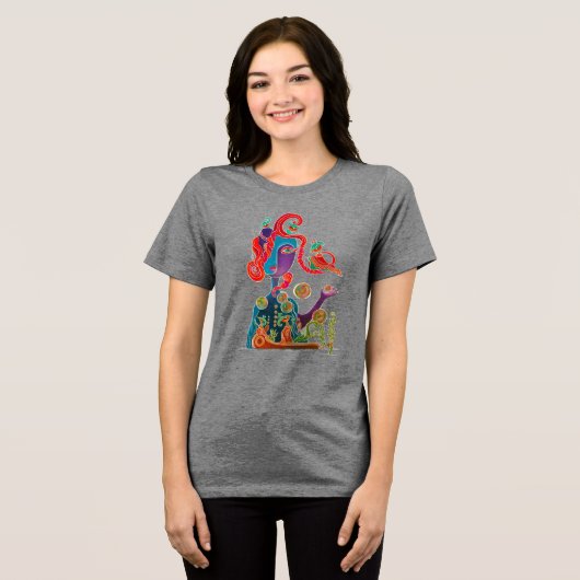 Goddess Tri-Blend Shirt (Voorkant volledig)