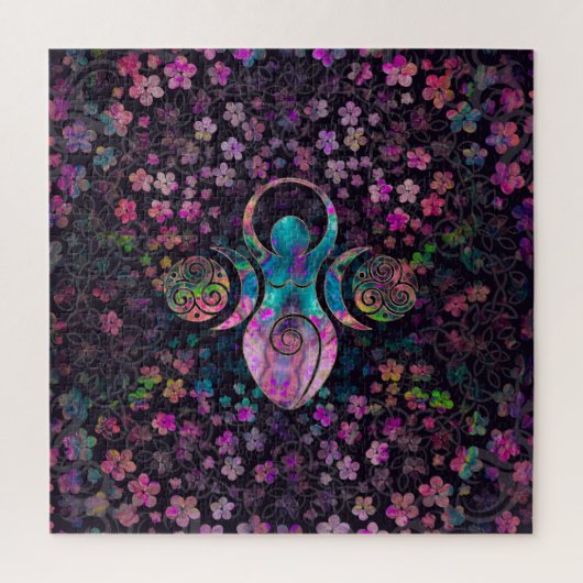 Goddess Triple moon met tris Legpuzzel (Verticaal)