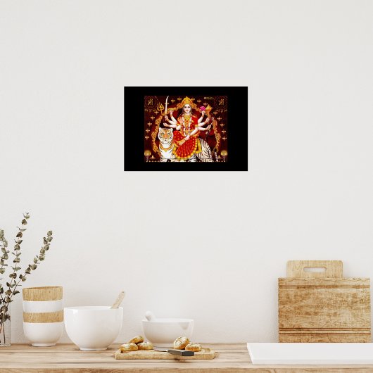 GODDESS VAISHNO DEVI POSTER (Keuken)