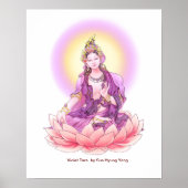 Goddess Violet Tara Poster (Voorkant)