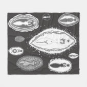 Goddess Yoni Gallery Fleece Deken (Voorkant (Horizontaal))