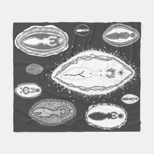 Goddess Yoni Gallery Fleece Deken (Voorkant (Horizontaal))