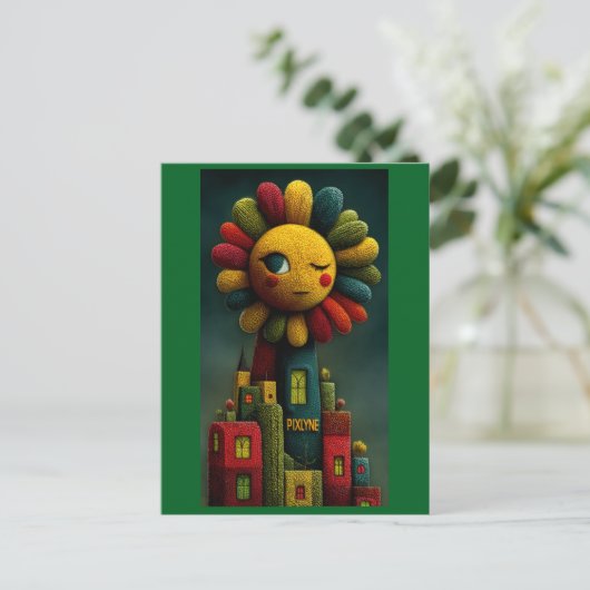 GoddessAIArt Post Card Briefkaart (Staand voorkant)