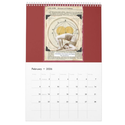 Goddessen, heksen en ongewone individuen kalender (Feb 2026)