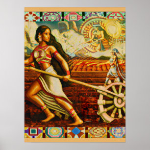 Goddessen van de Aarde Poster