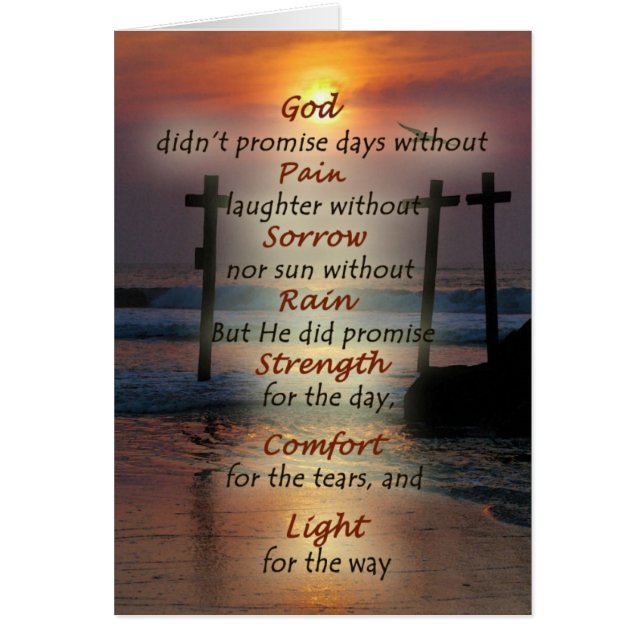 GoddidntpromisedaysZazzle (Voorkant)