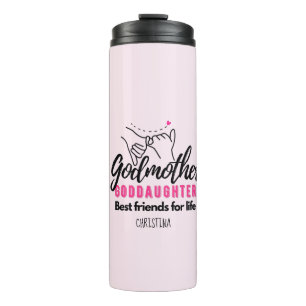Goddochter Cadeau - Godmoeder Beste Vriendinnen vo Thermosbeker