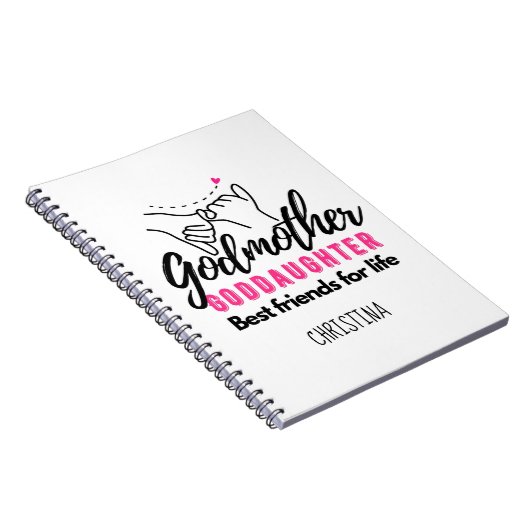 Goddochter Cadeau - Godmother Beste Vrienden voor  Notitieboek (Rechterzijde)