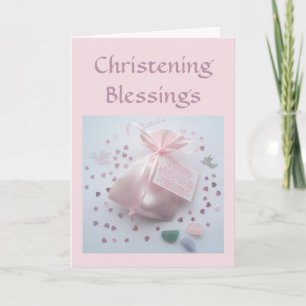 Goddochter Christening Blessings Kaart