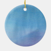 Goddochter, Eerste Heilige Communie, Turquoise Keramisch Ornament (Achterkant)