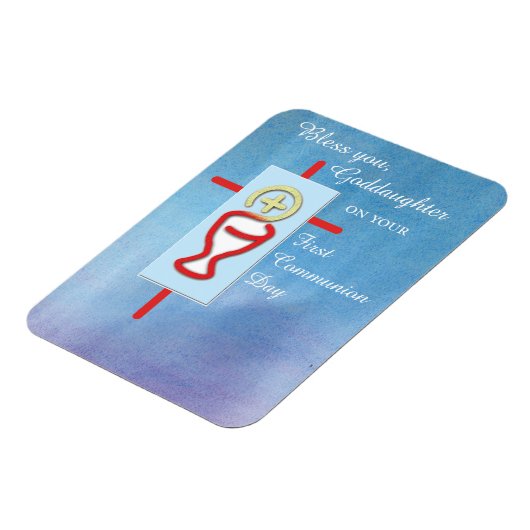 Goddochter, Eerste Heilige Communie, Turquoise Magneet (Linkerzijde)