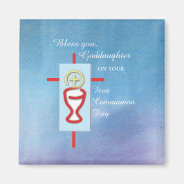 Goddochter, Eerste Heilige Communie, Turquoise Magneet