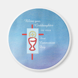 Goddochter, Eerste Heilige Communie, Turquoise Magneet
