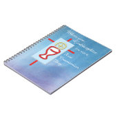 Goddochter, Eerste Heilige Communie, Turquoise Notitieboek (Linkerzijde)