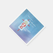 Goddochter, Eerste Heilige Communie, Turquoise Servetten (Hoek)