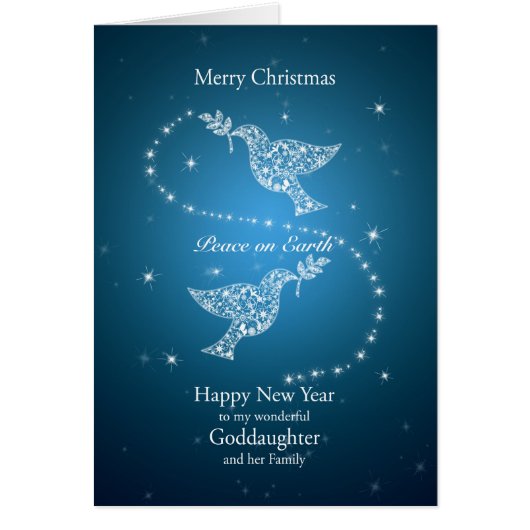 Goddochter en Familie, Doves of Peace Kerstmis (Voorkant)