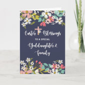 Goddochter en Familie Pasen van Risen Kaart (Voorkant)