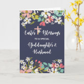 Goddochter en Husband Paasverslaafden van Risen Kaart (Gele Bloem)