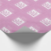 Goddochter First Commune, Roze Cadeaupapier (Hoek)