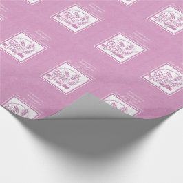 Goddochter First Commune, Roze Cadeaupapier