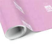 Goddochter First Commune, Roze Cadeaupapier (Rol Hoek)