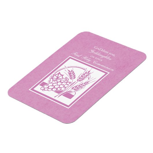 Goddochter First Commune, Roze Magneet (Linkerzijde)