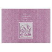 Goddochter First Commune, Roze Snijplank (Voorkant)